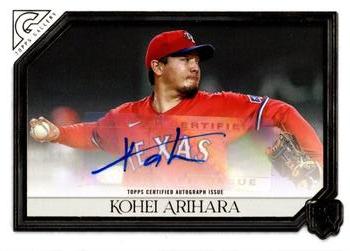 2021 Topps Gallery - Rookies Autographs #RA-KA Kohei Arihara Front