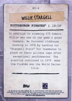 2021 Topps Gallery - MLB Originals #MO-4 Willie Stargell Back