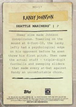 2021 Topps Gallery - MLB Originals #MO-17 Randy Johnson Back