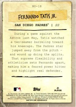2021 Topps Gallery - MLB Originals #MO-18 Fernando Tatis Jr. Back
