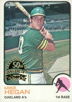 2022 Topps Heritage - 50th Anniversary Buybacks #382 Mike Hegan Front