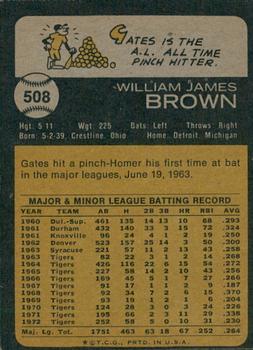 2022 Topps Heritage - 50th Anniversary Buybacks #508 Gates Brown Back