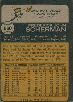 2022 Topps Heritage - 50th Anniversary Buybacks #660 Fred Scherman Back