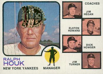2022 Topps Heritage - 50th Anniversary Buybacks #116 Yankees Field Leaders (Ralph Houk / Jim Hegan / Elston Howard / Dick Howser / Jim Turner) Front