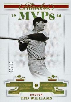 2021 Panini Flawless - Gold #59 Ted Williams Front