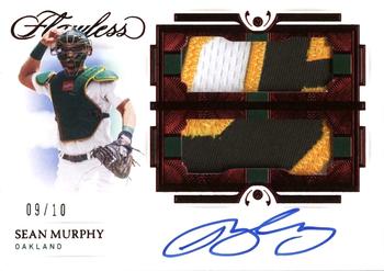 2021 Panini Flawless - Dual Patch Autographs Ruby #DPA-SM Sean Murphy Front