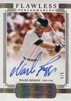 2021 Panini Flawless - Flawless Performances Gold #FP-WB Wade Boggs Front