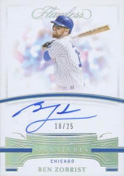 2021 Panini Flawless - Flawless Signatures #FS-BZ Ben Zobrist Front