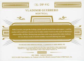 2021 Panini Flawless - Dual Patches Gold #DP-VG Vladimir Guerrero Back