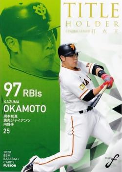 2020 BBM Fusion - Title Holder #TH06 Kazuma Okamoto Front