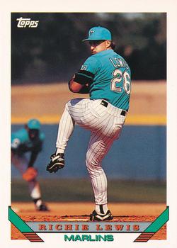1993 Topps Traded #90T Richie Lewis Front