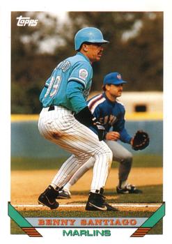 1993 Topps Traded #44T Benny Santiago Front