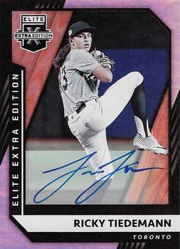 2021 Panini Elite Extra Edition - Signatures #91 Ricky Tiedemann Front