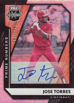 2021 Panini Elite Extra Edition - Prime Numbers A Signatures #89 Jose Torres Front
