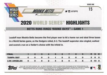 2021 Topps - Employee Edition #15 Mookie Betts Back