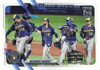 2021 Topps - Employee Edition #59 Milwaukee Brewers Front