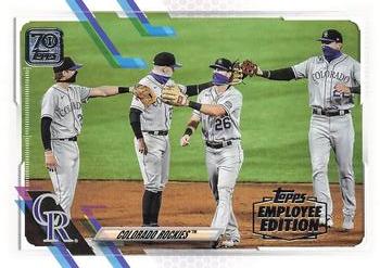 2021 Topps - Employee Edition #73 Colorado Rockies Front