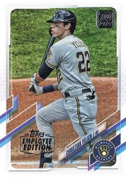 2021 Topps - Employee Edition #100 Christian Yelich Front