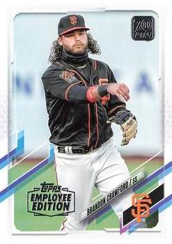 2021 Topps - Employee Edition #315 Brandon Crawford Front