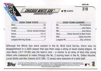 2021 Topps - Employee Edition #318 Chicago White Sox Back