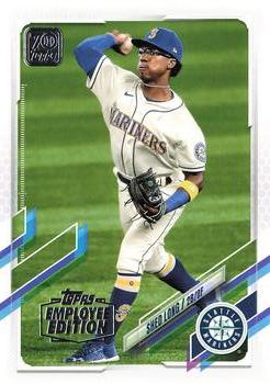 2021 Topps - Employee Edition #345 Shed Long Front