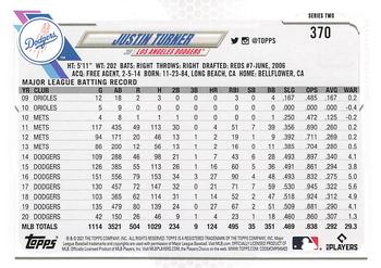 2021 Topps - Employee Edition #370 Justin Turner Back