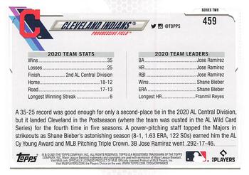 2021 Topps - Employee Edition #459 Cleveland Indians Back