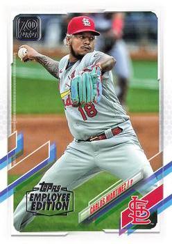 2021 Topps - Employee Edition #496 Carlos Martinez Front