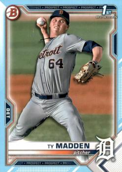 2021 Bowman Draft - Sky Blue #BD-152 Ty Madden Front