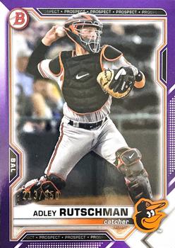 2021 Bowman Draft - Purple #BD-31 Adley Rutschman Front