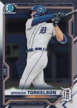2021 Bowman Draft - Chrome #BDC-20a Spencer Torkelson Front