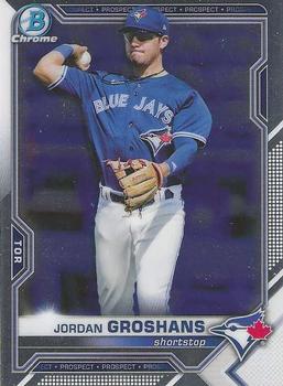 2021 Bowman Draft - Chrome #BDC-82 Jordan Groshans Front