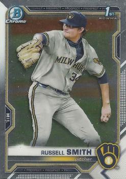 2021 Bowman Draft - Chrome #BDC-113 Russell Smith Front