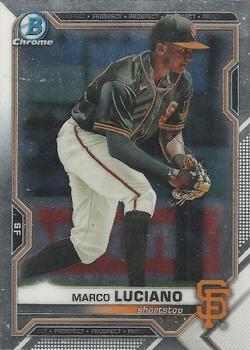2021 Bowman Draft - Chrome #BDC-131 Marco Luciano Front