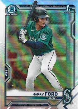 2021 Bowman Draft - Chrome Refractor #BDC-1 Harry Ford Front