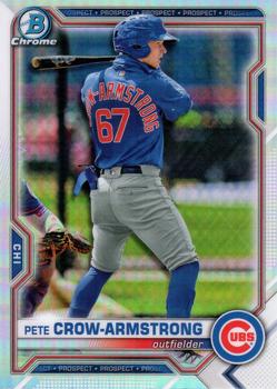 2021 Bowman Draft - Chrome Refractor #BDC-12 Pete Crow-Armstrong Front