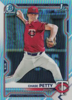 2021 Bowman Draft - Chrome Refractor #BDC-49 Chase Petty Front