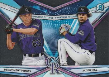 2021 Bowman Draft - Franchise Futures #FF-8 Jaden Hill / Benny Montgomery Front