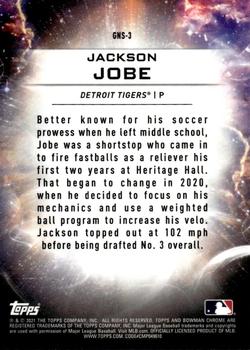 2021 Bowman Draft - Genesis #GNS-3 Jackson Jobe Back