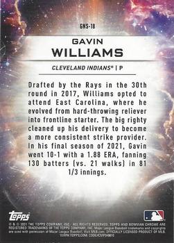 2021 Bowman Draft - Genesis #GNS-18 Gavin Williams Back