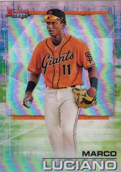2021 Bowman's Best - Refractor #20 Marco Luciano Front