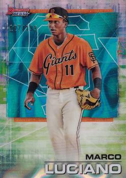 2021 Bowman's Best - Aqua Lava Refractor #20 Marco Luciano Front