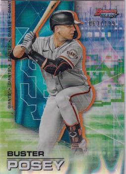 2021 Bowman's Best - Aqua Lava Refractor #48 Buster Posey Front