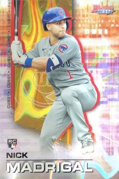 2021 Bowman's Best - Gold Lava Refractor #62 Nick Madrigal Front