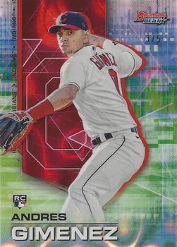 2021 Bowman's Best - Red Lava Refractor #81 Andres Gimenez Front