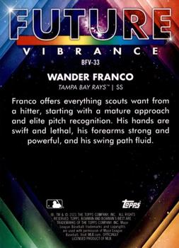 2021 Bowman's Best - Bowman Future Vibrance #BFV-33 Wander Franco Back