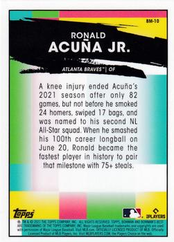 2021 Bowman's Best - Bowman Masterpieces #BM-10 Ronald Acuña Jr. Back