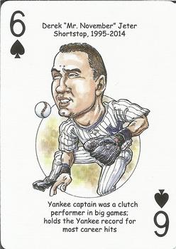 2022 Hero Decks New York Yankees Baseball Heroes Playing Cards (12th Edition) #6♠ Derek 