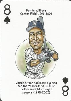 2022 Hero Decks New York Yankees Baseball Heroes Playing Cards (12th Edition) #8♠ Bernie Williams Front