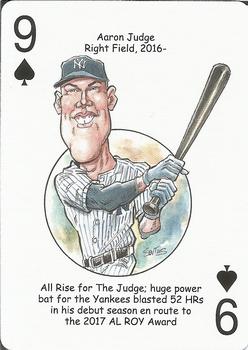 2022 Hero Decks New York Yankees Baseball Heroes Playing Cards (12th Edition) #9♠ Aaron Judge Front